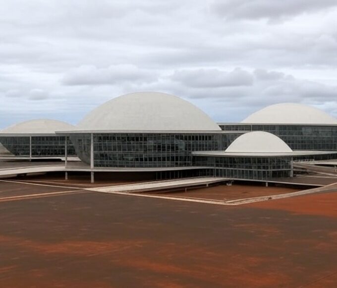 Edifício da Câmara Legislativa do DF em Brasília durante audiência sobre falhas na luta contra hanseníase.
