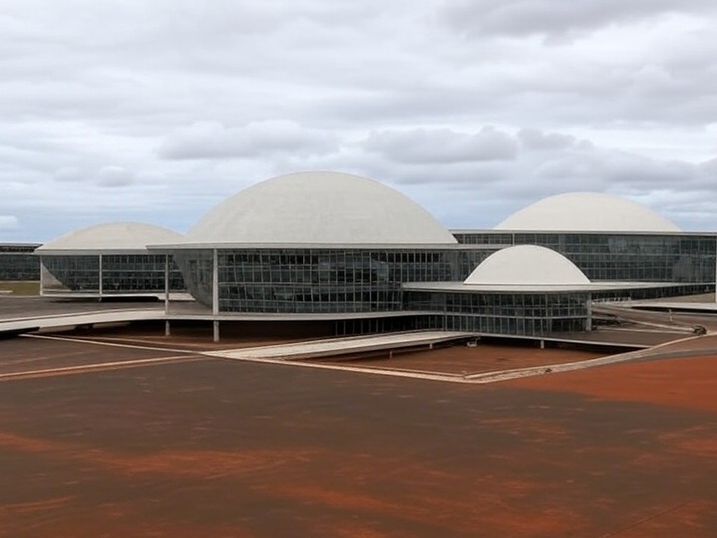 Edifício da Câmara Legislativa do DF em Brasília durante audiência sobre falhas na luta contra hanseníase.