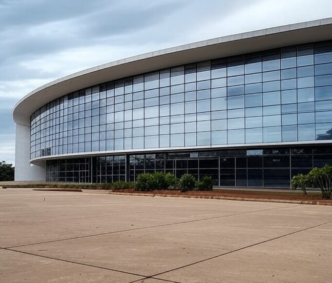 Prédios públicos vazios em Brasília, ilustrando folga de servidores do DF e crise no serviço público.