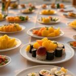 Mesa com pratos inovadores do cardápio de verão 2026 do Gurumê, fusion japonês-brasileiro no Rio de Janeiro.