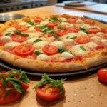 Pizza napoletana em forno a lenha em cozinha de curso no Senac-DF, representando lançamento de certificação Vera Pizza Napoletana.