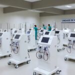 Sala de nefrologia com novas máquinas de hemodiálise no Hospital de Taguatinga.