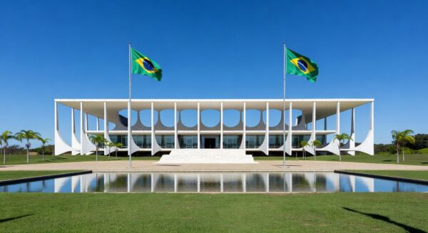 Fachada do STF em Brasília representando negação de pedido para CPI do Banco Master pelo Ministro Zanin.