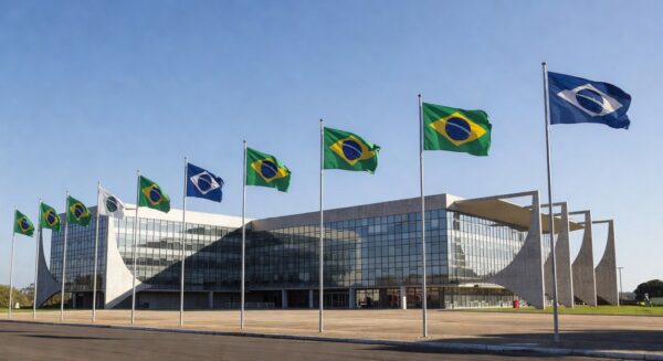 Edifício da PGR em Brasília, representando denúncia por importunação sexual contra ex-ministro.