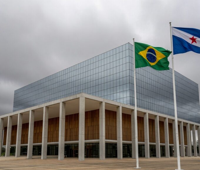 Edifício do Tribunal de Justiça do Distrito Federal em Brasília, representando repúdio a ataques racistas.