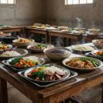 Restaurante comunitário em Brasília com refeições servidas pela rede do GDF