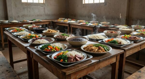 Restaurante comunitário em Brasília com refeições servidas pela rede do GDF