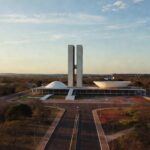 Congresso Nacional em Brasília representando o alto IDHM do Distrito Federal