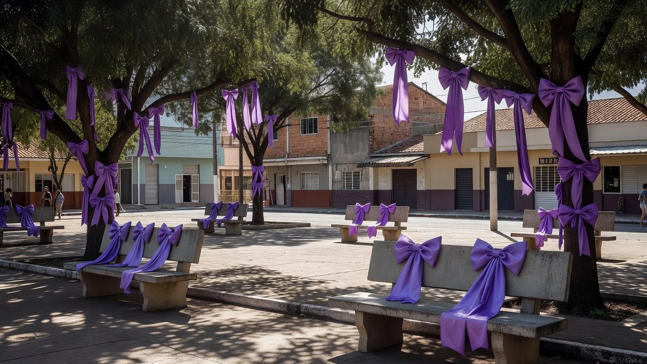 Campanha Junho Violeta do CREAS Samambaia para proteção de idosos