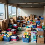 Centro de assistência social em Brasília com doações evangélicas