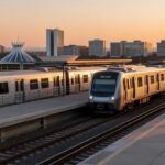 Novos trens do Metrô-DF em Brasília após ordem de compra