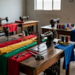 Curso gratuito de corte e costura em Samambaia, materiais de costura