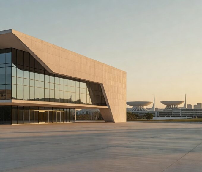 Edifício governamental em Brasília sobre canais de denúncia de direitos de crianças e adolescentes