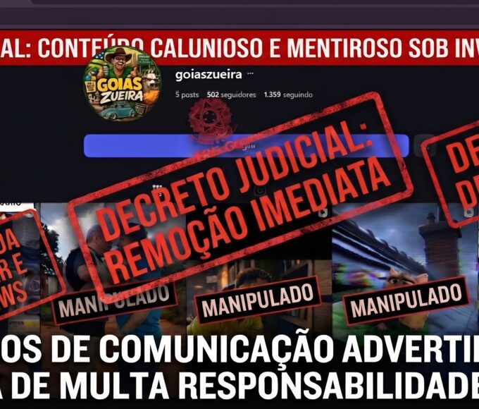 Justiça Eleitoral determina remoção de deepfakes contra candidato em Goiás