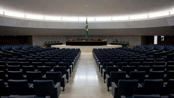 Câmara dos Deputados com sessão solene vazia sobre gastos públicos e instituto de advogados