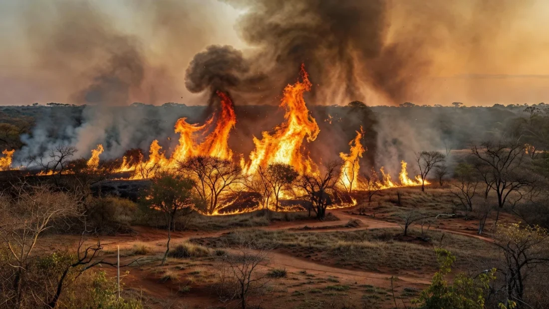 Incêndio de grandes proporções atinge vegetação do parque Boca da Mata Minervino Júnior/CB/DA Press - Minervino Júnior/CB/DA Press