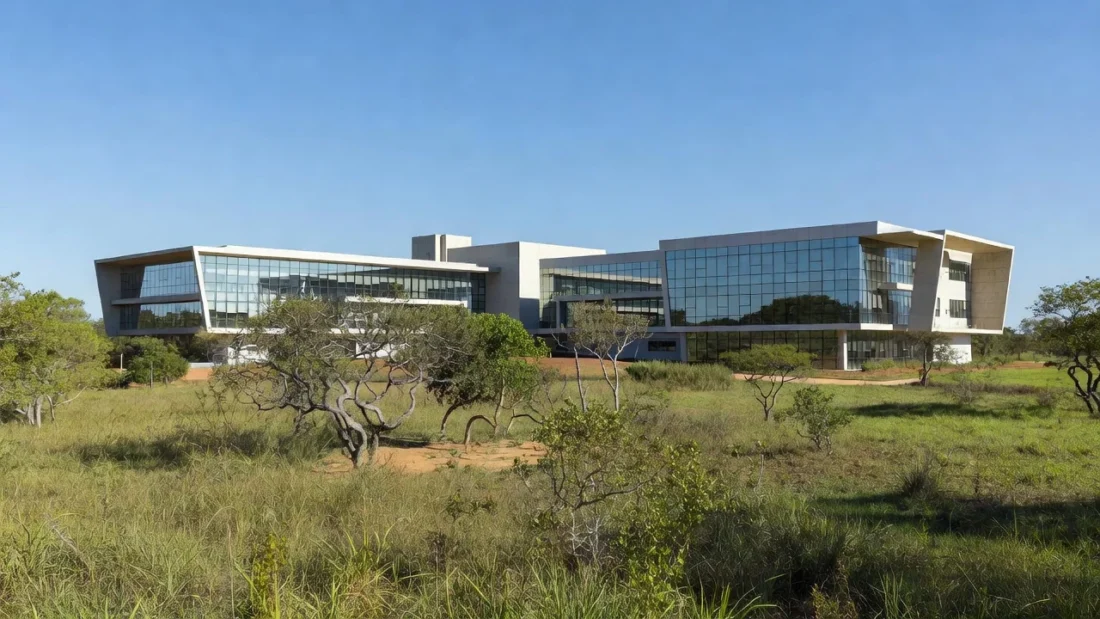 Hospital psiquiátrico no Distrito Federal com arquitetura moderna