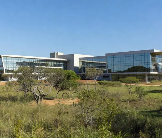 Hospital psiquiátrico no Distrito Federal com arquitetura moderna