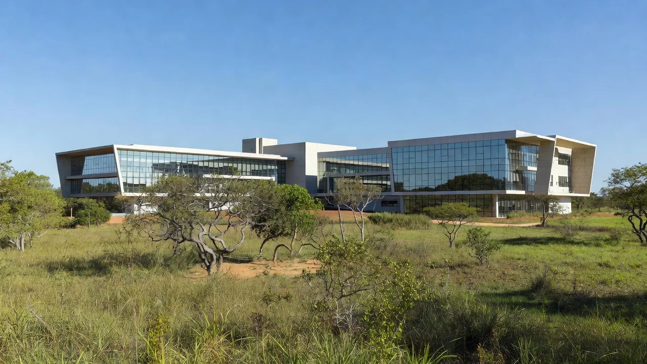 Hospital psiquiátrico no Distrito Federal com arquitetura moderna