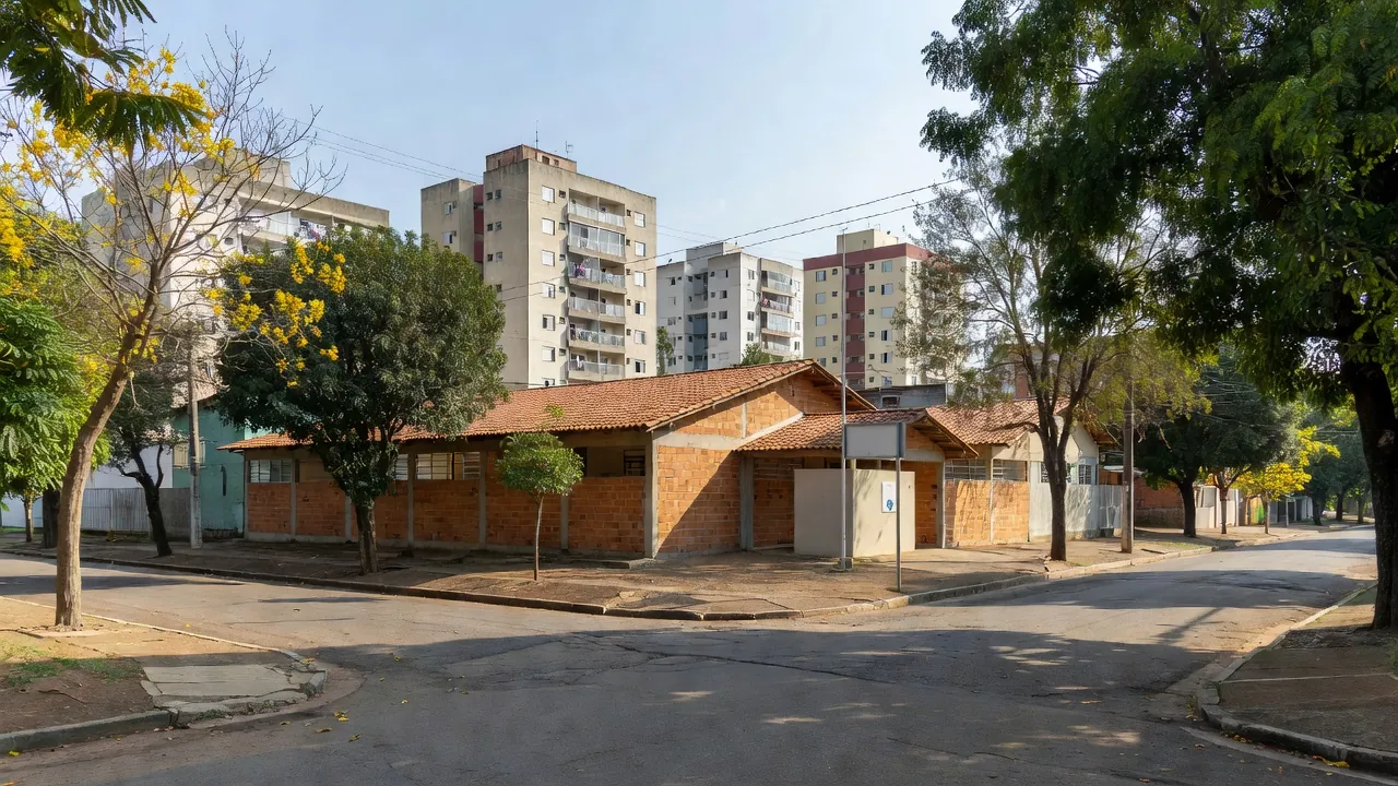 Centro comunitário em Taguatinga representando conselhos comunitários